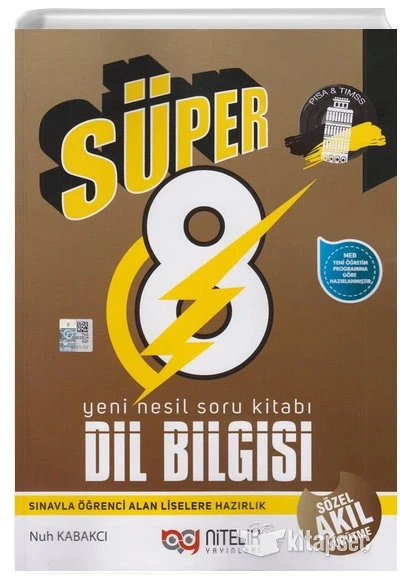Nitelik 8.Sınıf Süper Dilbilgisi Soru Bankası ürün görseli