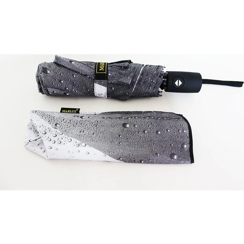 Marlux Tam Otamatik Kadın Şemsiye Yağmur Damlası Desenli - Resim 2