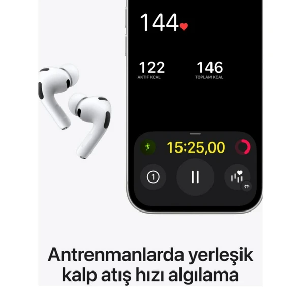 Ozmik Air-Pods Pro3 Nabız Ölçer  Çeviri kulaklık özellikli aktif gürültü engeleme ANC Özellikli - Resim 9