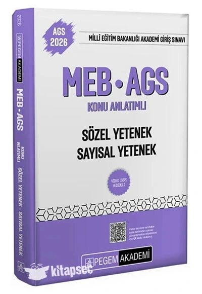 Pegem 2026 Meb Ags Sözel Sayısal Konu Anlatımlı ürün görseli