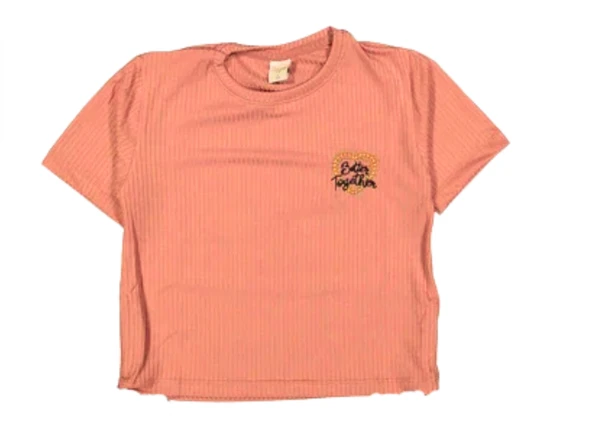 BETTER TOGETHER NAKIŞLI CROP KIZ BODY ürün görseli 1