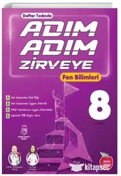 Newton 8.Sınıf Fen Bilimleri Adım Adım Zirveye Soru Bankası ürün görseli