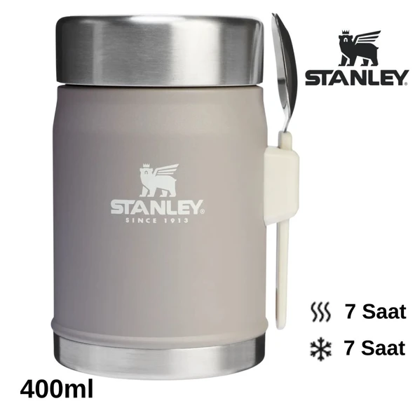 Stanley Classic Legendary Kaşıklı Yemek Termosu 0.4L Termos Kamp Matara - Resim 2
