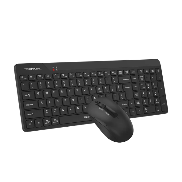 A4 TECH FG2300 Q 2.4 GHZ AİR2 SİYAH KLAVYE+MOUSE - Resim 2