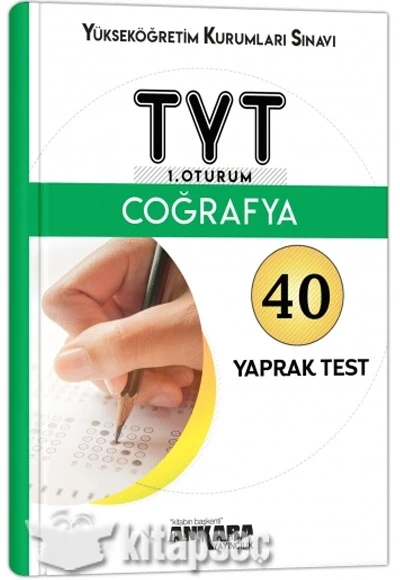 Tyt Coğrafya 40 Yaprak Test 1.Oturum Ankara Yayın ürün görseli