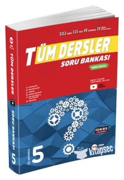 Sbm 5.Sınıf Tüm Dersler Soru Bankası ürün görseli 1