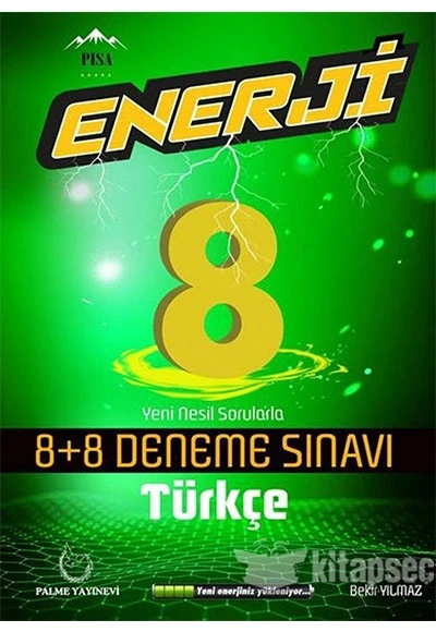 Palme 8.Sınıf Türkçe Enerji 8+8 Deneme Sinavi ürün görseli