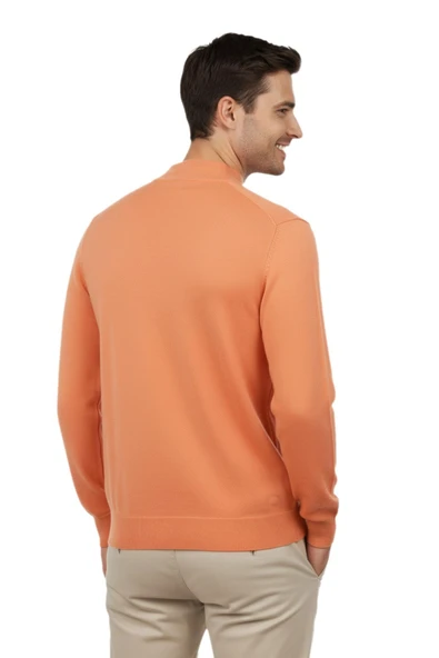 Erkek Yarım Balıkçı Yaka Regular Fit Kazak BGL-ST04954 - Resim 8