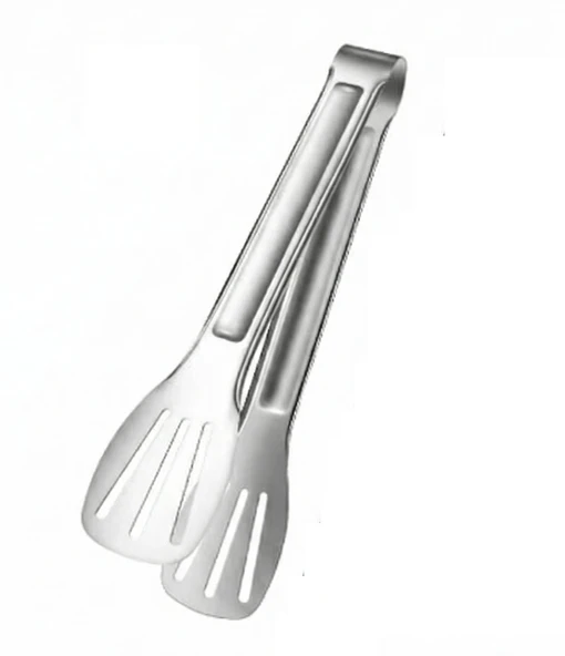 Maşa Paslanmaz Barbekü Maşası - 25 Cm Mutfak Ekmek Maşası - Resim 3