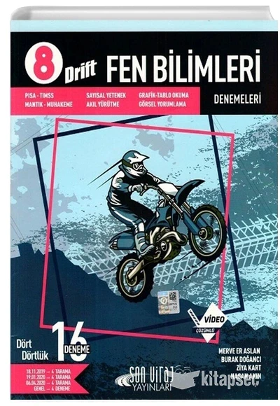 8.Sınıf Fen Bilimleri 16 Deneme Son Viraj ürün görseli