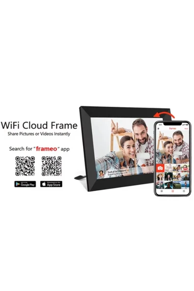 Dijital Fotoğraf Çerçevesi Wifi 10.1 İnç 32gb Dokunmatik Ekran, Uygulama Üzerinden Fotoğraf/video Paylaşımı - Resim 8
