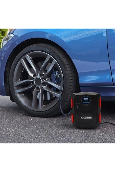 Kb200 12volt 160 Psı Dijital Basınç Göstergeli Hava Pompası. - Resim 7