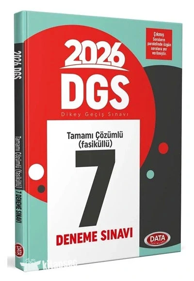 DATA 2026 DGS ÇÖZÜMLÜ 7 FASİKÜL DENEME ürün görseli