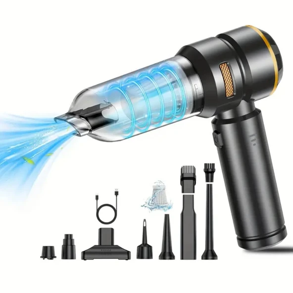 Ozmik ST-6693 A Plus Üflemeli Güçlü Vakum Ev Ofis Araç Süpürgesi 16000PA Güç-Numaratör Hediye ürün görseli