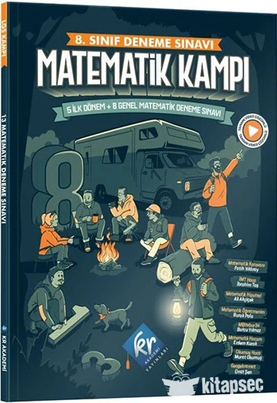 8.Sınıf Deneme Sınavı Matematik Kampı Kr Akademi ürün görseli