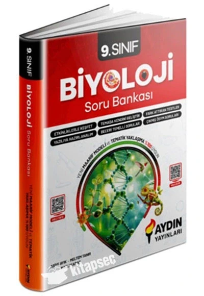 AYDIN 9.SINIF BİYOLOJİ SORU BANKASI ürün görseli 1