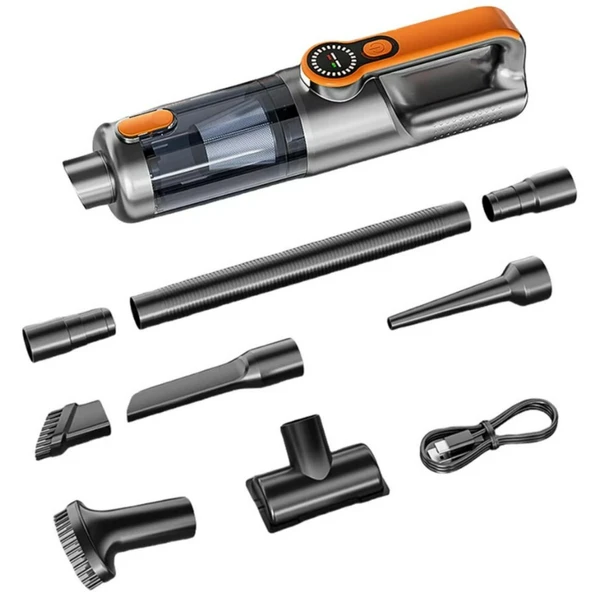 Ozmik ST-126Plus Yüksek Güçlü El Tipi Süpürge 18000Pa Emme Gücü Şarj Edilebilir Numaratör Hediye ürün görseli