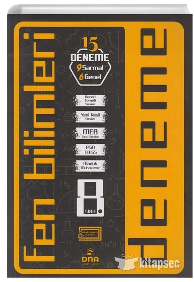 Dna 8.Sınıf Fen Bilimleri 15 Deneme ürün görseli