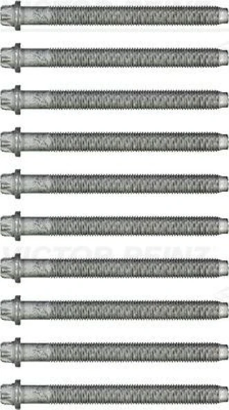 Renault Silindir Kapak Saplaması Seti (takım) Clio Kangoo Megane Trafıc 1,9dci F9q - Victor Reinz 14-32146-01 ürün görseli 1