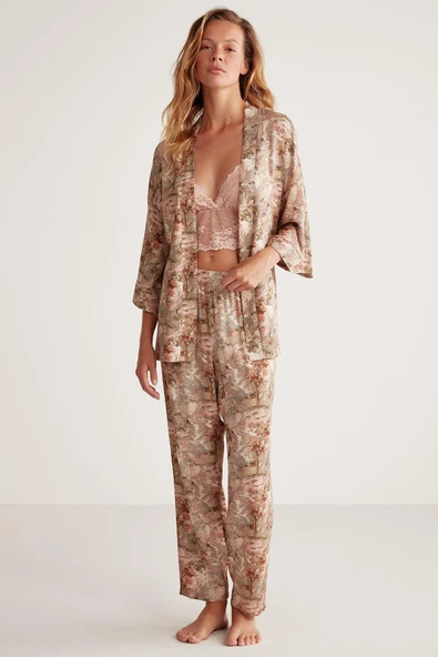 Catherines Lüx Mood 3lü Pijama Takım - Resim 5