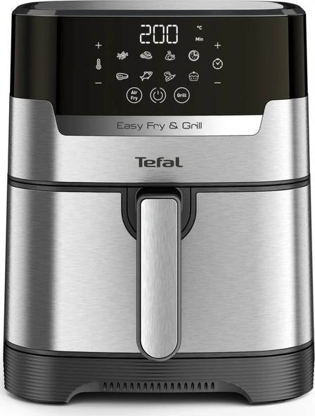 Tefal Easy Fry Grill Plus EY505D Precision 4.2 LT Fritöz Gri - Resim 3