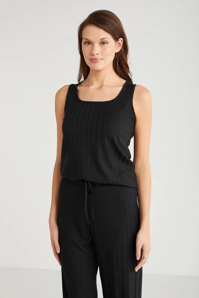 Penye Mood 3lü Kısa Kol Sabahlık Pijama Takımı - Resim 6