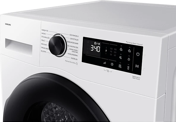 Samsung DV90DG52A0AEAH 9 KG Isı Pompalı Çamaşır Kurutma Makinesi - Resim 7