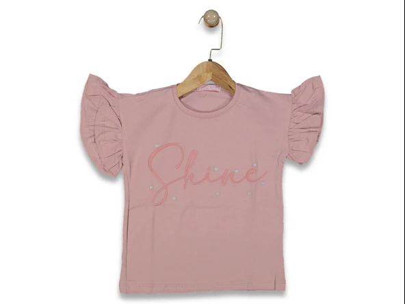 SHINE NAKIŞLI KIZ T-SHIRT ürün görseli 1