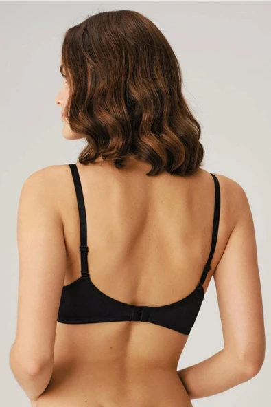 Arias Closet Balenli Desteksiz Dolgusuz Askıları Çıkabilen Günlük Klasik T-Shirt Sütyeni - Resim 2