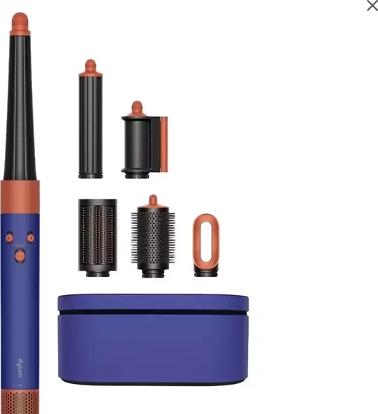 Dyson Airwrap i.d.™ saç şekillendirme ve kurutma seti (Vinca mavisi ve topaz) ürün görseli