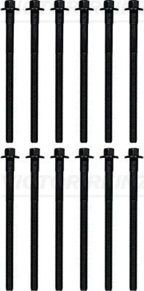 Volvo Silindir Kapak Saplaması Volvo C30 D5 06>12 C70 II  2.4 D S40 II 2.4 D5 06>10 S80 II D5 06>09 V50  2 - Victor Reinz 14-32305-01 - Resim 1