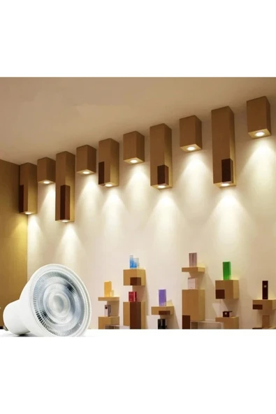 Cata 5 Adet Cata Ct 4212 10w Led Çanak Ampul 6400k Beyaz Işık - Resim 3