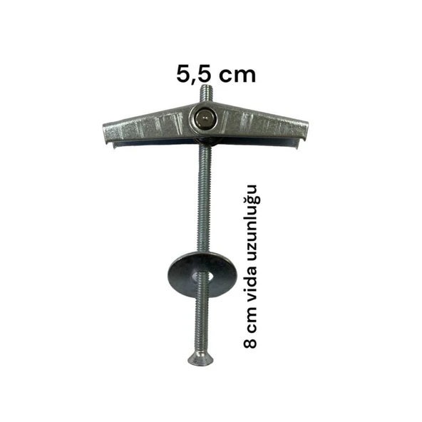 Alçıpan Askı Dübel Yaylı 12X80 5 Adet ürün görseli 1