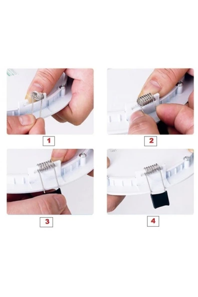 Helios Opto 24w Sıva Altı Yuvarlak Panel 6500K Beyaz Işık HS 1007 - Resim 4