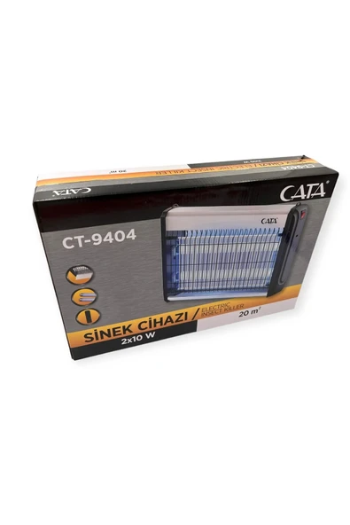 Cata CT-9404 UV Işıklı Elektrikli Sinek Öldürücü Sessiz Haşere Kovucu Cihaz 2×10W - Resim 3