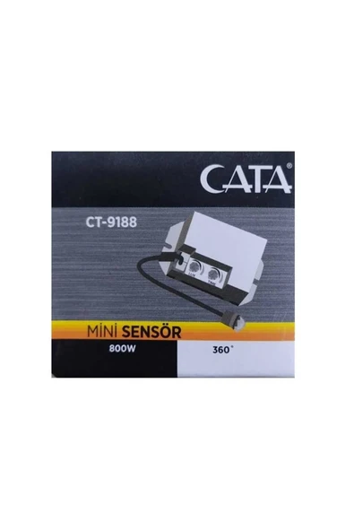 Cata Mini Sensör Sıva Altı Sensör 360 Derece Ct-9188 - Resim 3