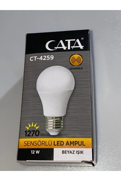 Cata CT-4259 SENSÖRLÜ AMPUL 12WATT ürün görseli
