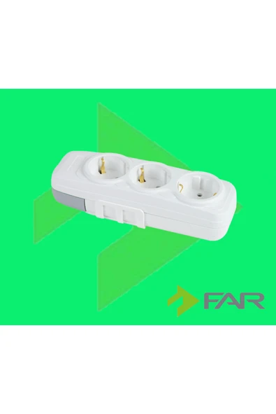 FAR Üçlü Grup Priz Klemensli ürün görseli