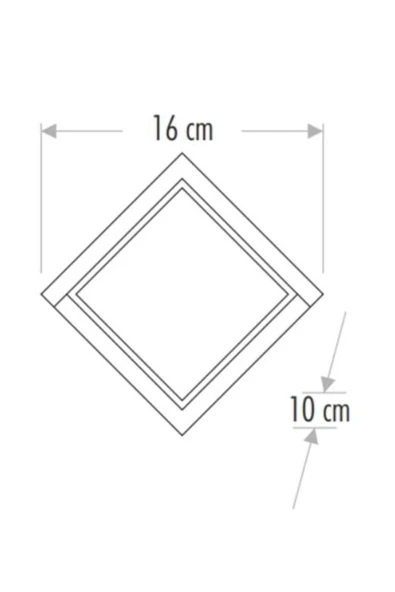 Cata CT-7074 Dominik 15w Sıva Üstü Led Aplik Günışığı 3200K - Resim 4