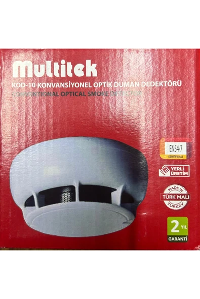 Multitek MULTİTEK KOD-10 KONVANSİYONEL DUMAN DEDEKTÖRÜ ürün görseli