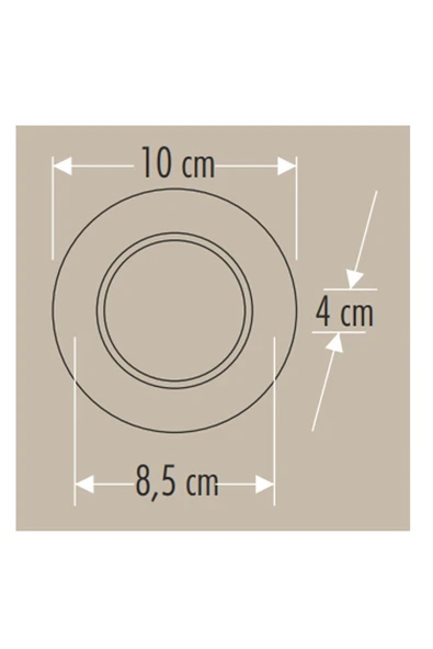 Cata CT-5257 Zebra Led Spot Beyaz-Krom 6W 3 Renk - 5 ADET - Resim 2