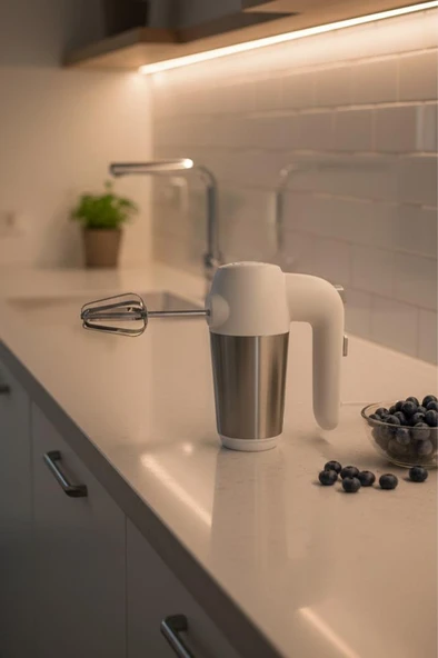 SMX-2774 El Mikseri – BEYAZ-200 W, 5 Kademe Hız - Resim 5