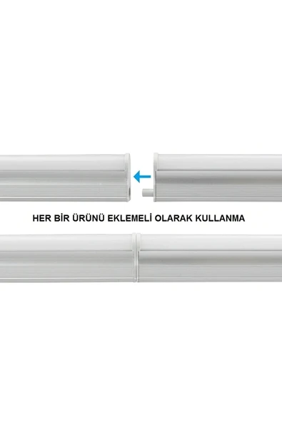 Cata Ct-2466 5w Anahtarlı Eklenebilir Ledli Bant Armatür Günışığı 31,5 Cm - Resim 3