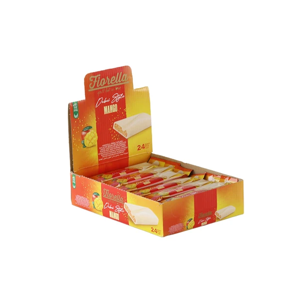 Fiorella Dubai Mangolu Pirinç Patlaklı Beyaz Çikolata 30 Gram 24 Adet (1 Kutu) - Resim 3