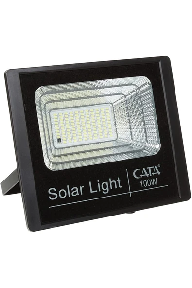Cata Ct-4648 100w 6400k Beyaz Kumandalı Led Solar Projektör ürün görseli
