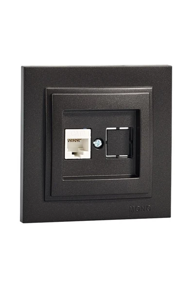 MONO 500-002005-125 Despina Füme Data Prizi Cat6 - Çerçevesiz ürün görseli