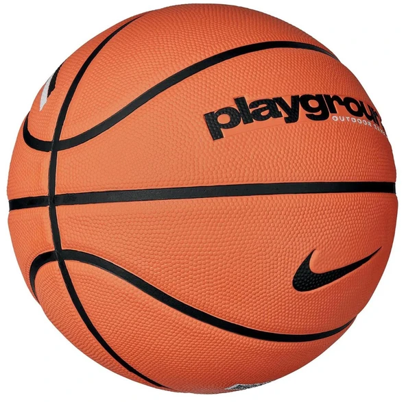 Nike Everyday Playground 8P Deflated Unisex Turuncu Basketbol Topu N.100.4498.814.07 - Resim 2