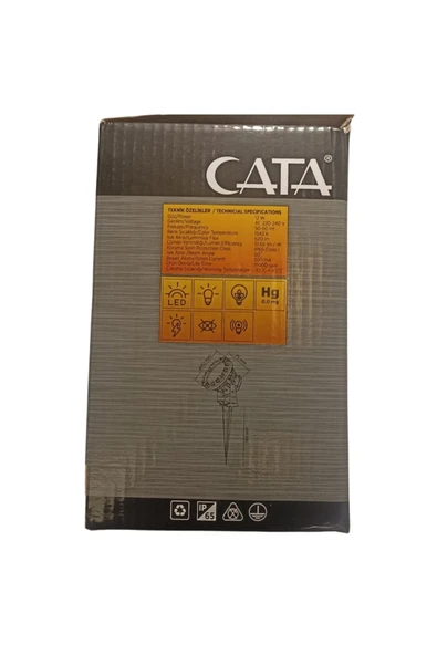 Cata 12W LED BAHÇE PROJEKTÖRÜ - CT-7304 - Resim 6