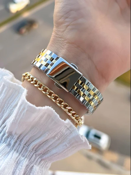 Ferrucci Roma Rakamlı Çelik Kordon 2 Yıl Garantili 3 Atm Kadın Kol Saati+Bileklik FY.03477.3 - Resim 3