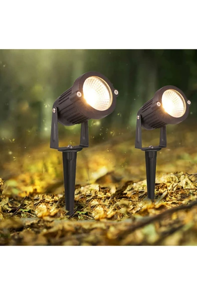 Cata Ct 7300 5w Rozanslı Ve Kazıklı Bahçe Çim Aydınlatması Yeşil Işık - Resim 5